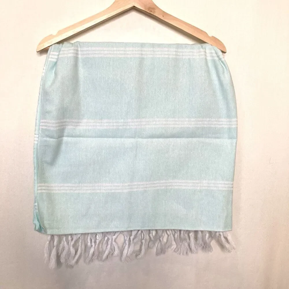Ella Lou Bliss Organic Turkish Beach Towel 100% Organic Cotton Hand- Loomed NEW